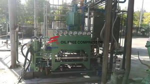 compresseur alternatif sans huile à l'hydrogène basse pression