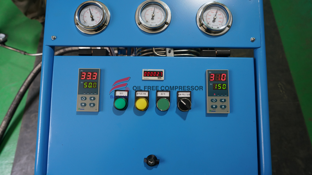 3m3 2019 compresseur de remplissage exempt d'oxygène exempt d'huile à haute pression portable GOW-3-4-150