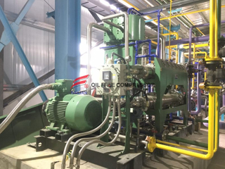 Compresseur d'hydrogène sans huile basse pression 500NM3 10,5 bar
